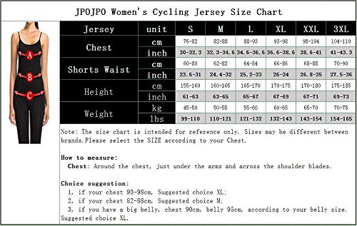 Jpojpo Women'S Cycling Jersey Short Sleeve Biking Shirts Bike Clothing Bicycle Jacket With Pockets Breathable thumb #2