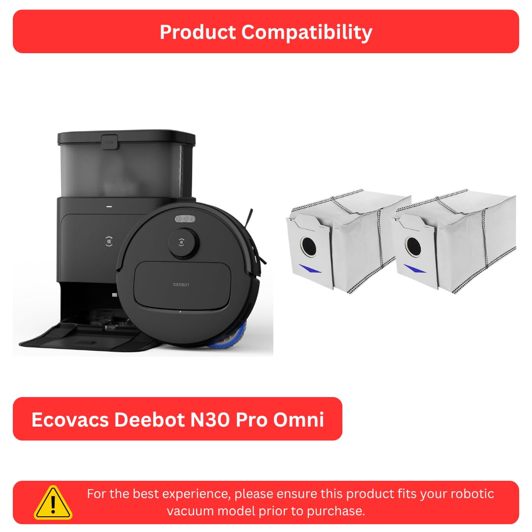 Reverbo Dust Bags for Deebot N30 Pro Omni -2
