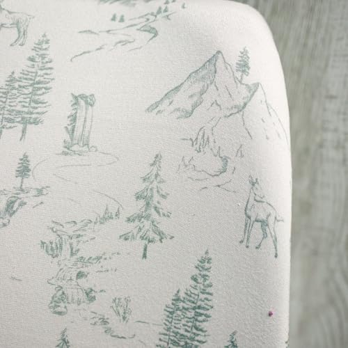 Image of Baby Changing Pad Cover 2-Pack for Boys, Girls (Arctic Journey) - Premium Fitted Sheets Baby Diaper Changing Table Cover - Buttery Soft Cotton Blend