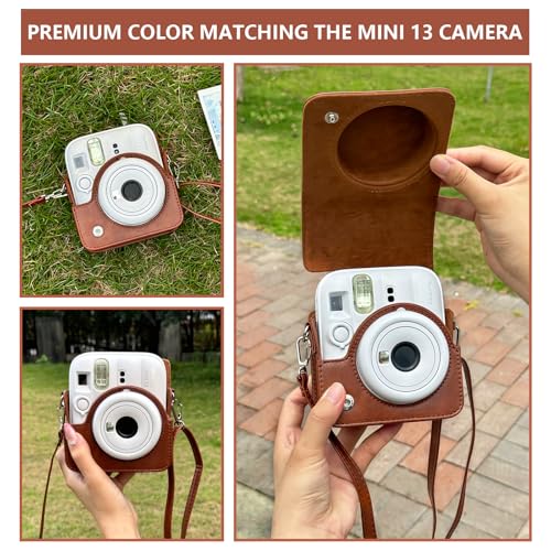 Funda para Cámara Fujifilm Instax Mini 13, Marrón miniatura 5