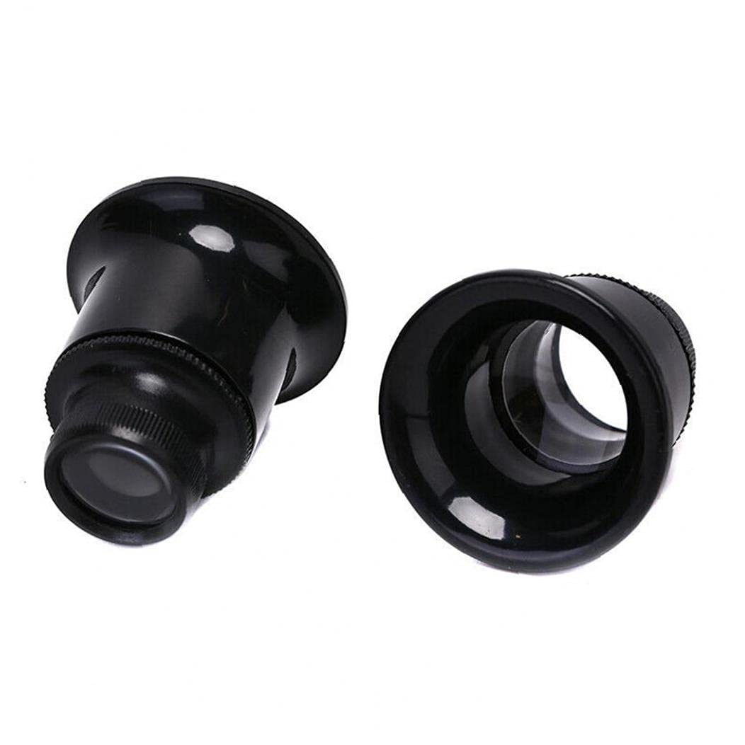 Zerone Loupe De Lunettes LED Loupes à Fort Grossissement Clair Pliant