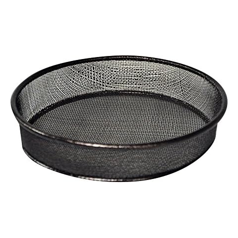 King Fisher BFMESH Metal Mesh Bird Feeding Dish - Silver Cover
