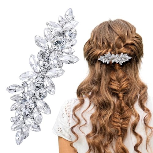 Pinza de pelo con cristales para mujer miniatura 1