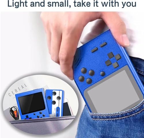 Handheld Game Console,Portable Gaming System with 400+ Classic Games,3.0 LCD Screen,Retro Game Console Support TV Connection&2 Players for Kids Adults - Image 4