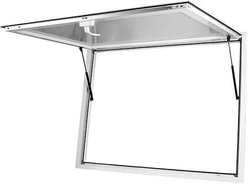 Miniatura 7 de Ventana de concesión para camiones de comida de 36 x 24 pulgadas, suministros y equipos de camiones de alimentos, ventana de camión de alimentos,