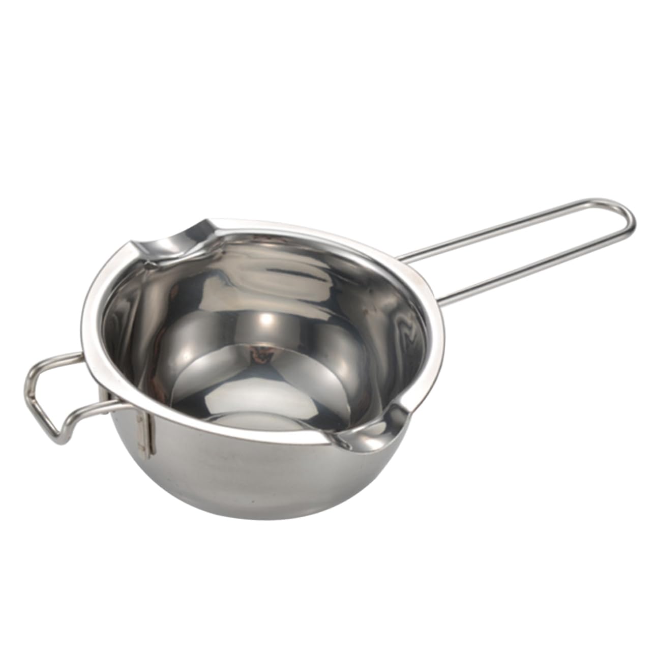 GLEAVI Lightweight Stainless Steel Pot Chef's Essential One-handed Operation Compact