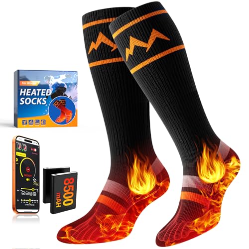 Heated Socks for Men Women with Smart APP Control Upgraded
