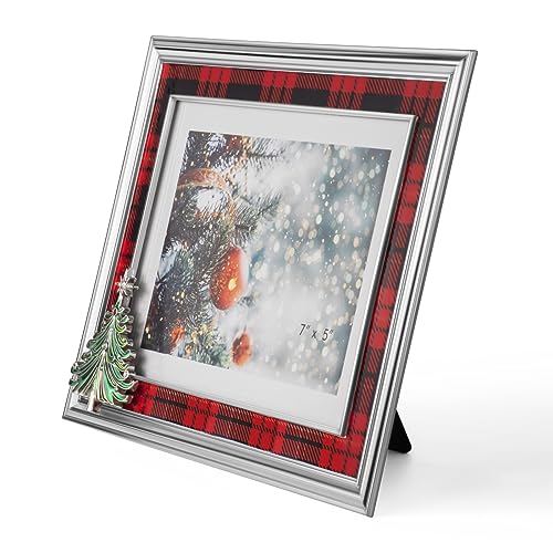 Christmasstyledecorationsphotoframe75inchmetalcheckeredpatternhighdefinitiondisplaypicturesfortabletophomedecorativeforholidaypartygiftredblackchristmastree  Urban Country Home Decor Christmas style decorations photo frame 75 inch metal checkered pattern high definition display pictures for tabletop home decorativefor holiday party giftredblackchristmas tree  urban country home decor