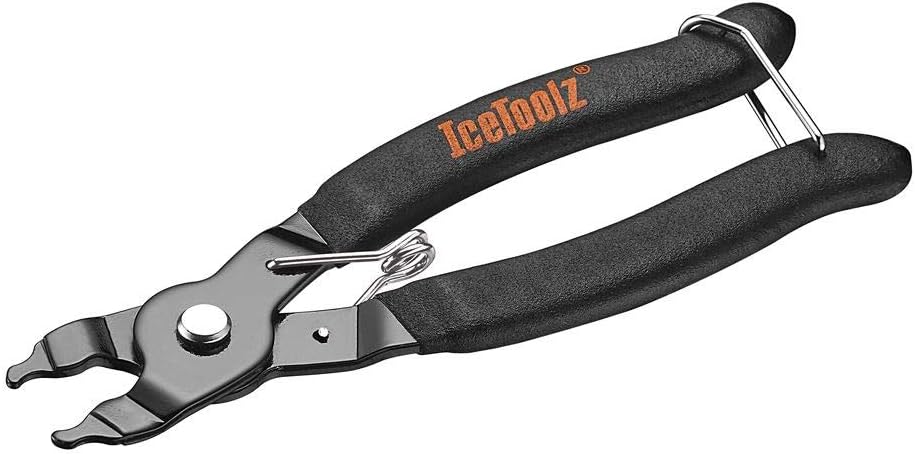 IceToolz Master Link Plier | 2-in-1 Tool for Master Link Assemble and Disassemble | Roller Chain Accessory
