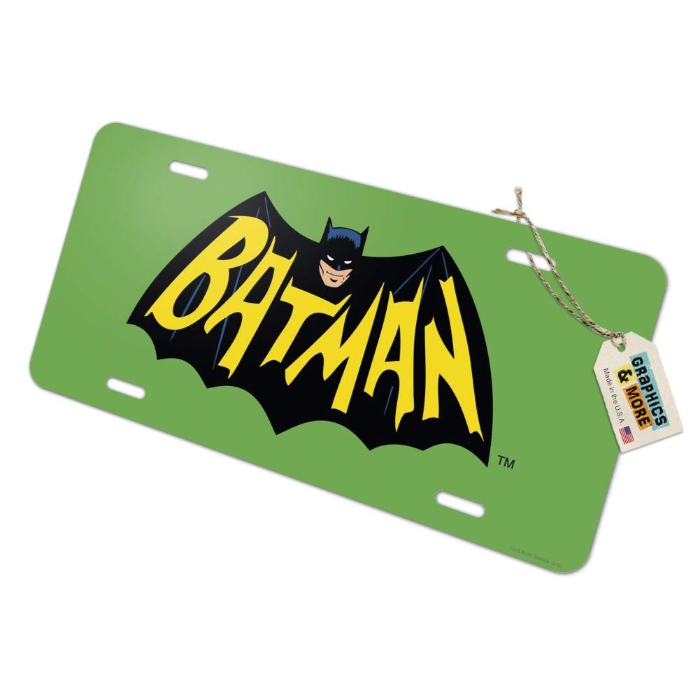 GRAPHICS & MORE Batman Classic TV Series Logo Novelty Metal Vanity Tag License Plate