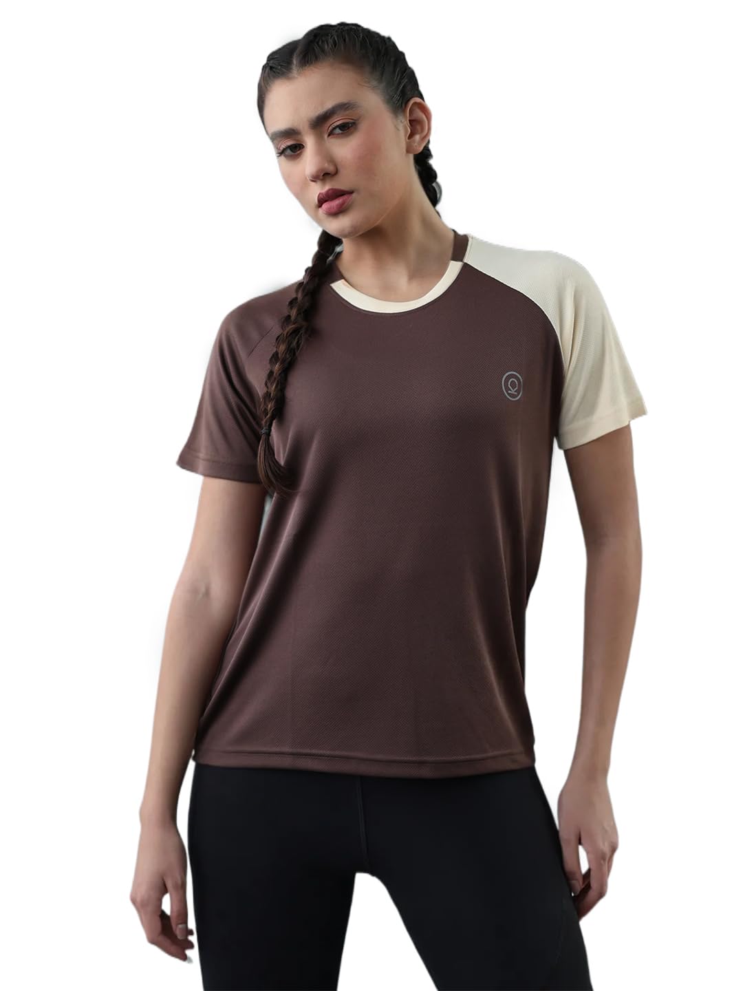 Gym Tshirt for Women Workout Activewear Regular Fit T Shirt for Woman Round Crew Neck Half Sleeves Best for Sports and Outdoor Activities