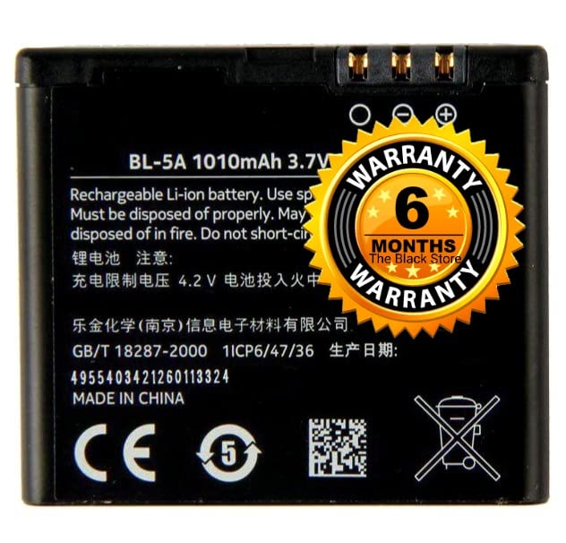 Image of Original (BL5A) 1010mAh Replacement Part for Nokia Asha 502 with 6 Months Warranty