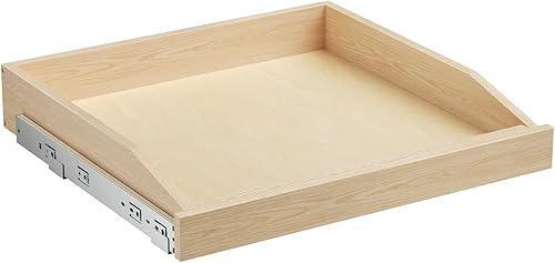 LOVMOR Organizador de gabinete extraíble individual de 22 pulgadas de ancho x 21 pulgadas de profundidad, estantes de almacenamiento de cajones