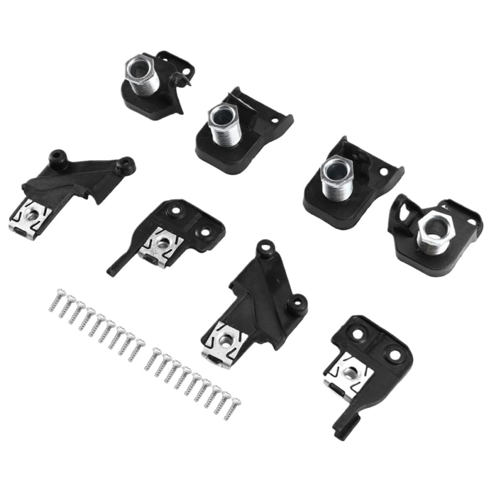 Kit de Reparación de Soporte de Faro Delantero y Parachoques 5N0998226B 5N0998225B Compatible con Coche 2012-2017