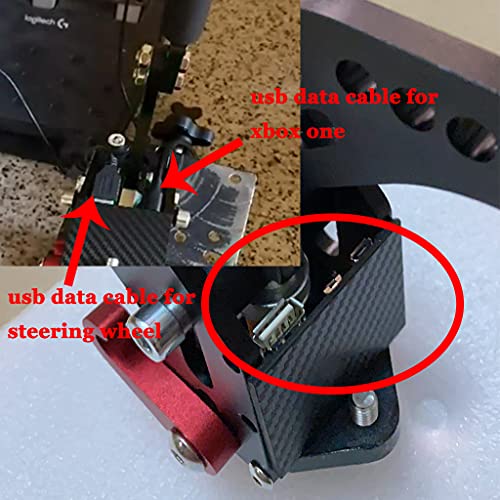 Image of Upgrade USB Handbrake Support G920 Compatible with Xbox ONE /Xbox ONE S for Simracing Game Sim Rig with Clamp Also Suitable for PC (Black)