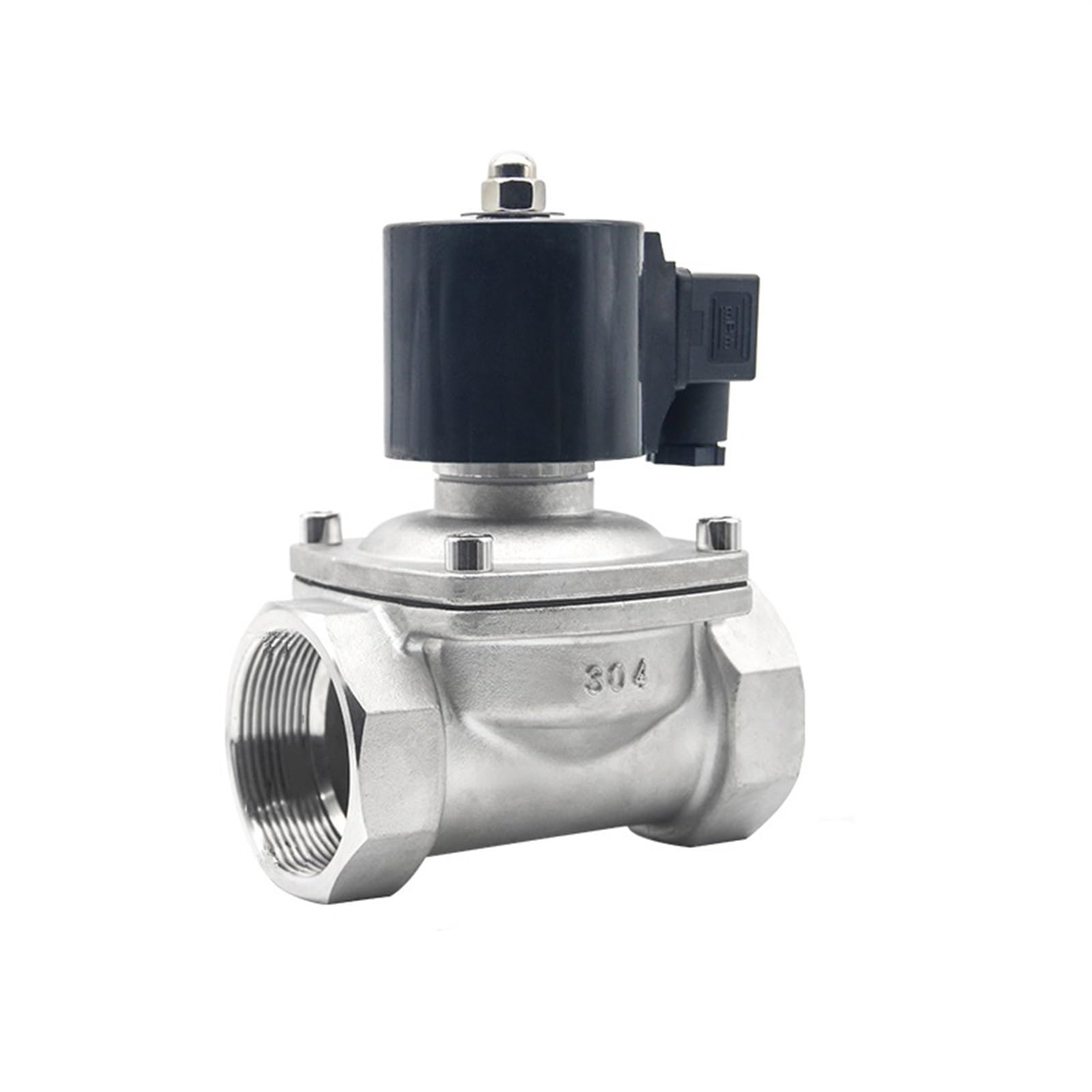 IPNDKBFL 2inch NPT Solenoid Water Valve 12v 2Way Normally Closed 304 Stainless Steel 1Pcs(120vac,NPT)