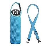 Futakuchi 水筒カバー 保冷 断熱 500ml 600ml 魔法瓶用 ペットボトルカバー ペットボトルホルダー 手提げ 斜めかけ ショルダー ストラップ 水筒 保温 ケース 800ml ペットボトル ほるだー ボトル用 ポーチ サーモス 象印 タイガー 魔法瓶用