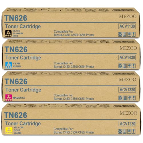 Image of TN-626 TN626 Toner Cartridge High Yield TN626 TN626K TN626C TN626M TN626Y
