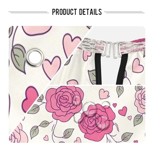 Capa profesional impermeable para cortar cabello Roses Blossoms con cierre a presión ajustable para estilismo y barbería miniatura 4