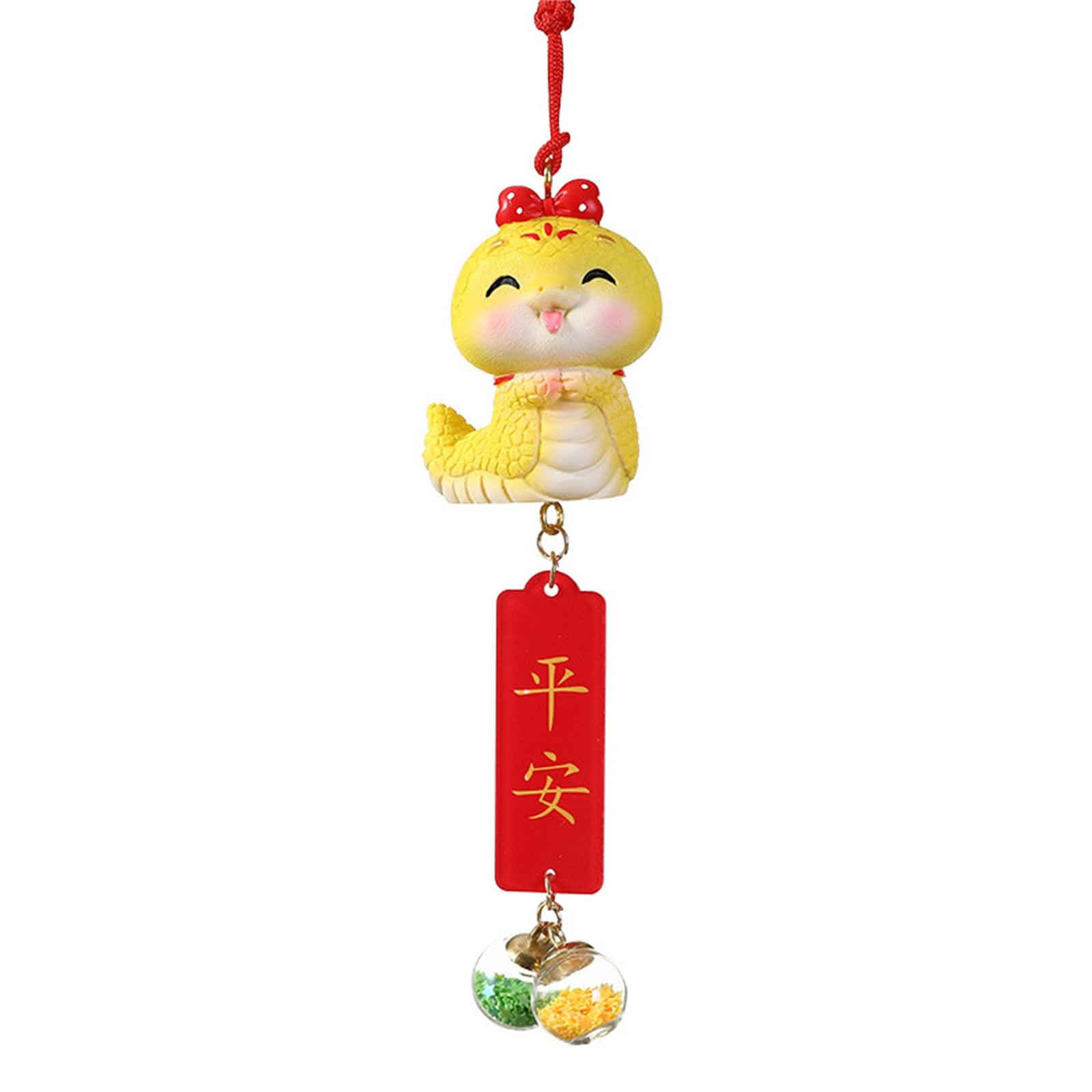 Tsophreniq Multipurpose Traditional Chinese Snake Pendants New Year Festival Ornament Home Accessory for Party Supplies Daily Use New Year Celebration Items