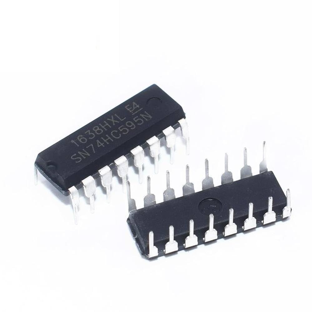 Generic 10PCS SN74HC595N DIP16 SN74HC595 DIP 74HC595N 74HC595 IC 8BIT Shift REGISTERS with 3 State Output REGISTERS