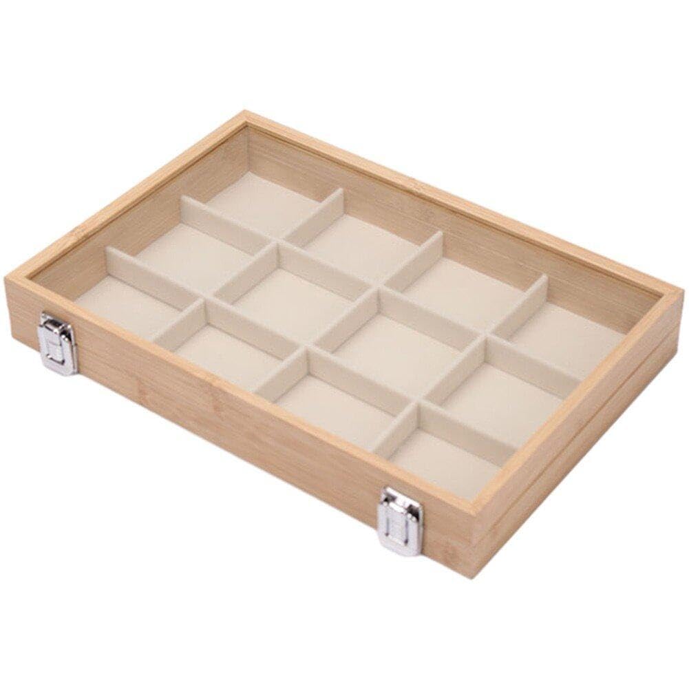 Boîte de rangement de boucles d'oreille en bois pour ne plus perdre vos bijoux