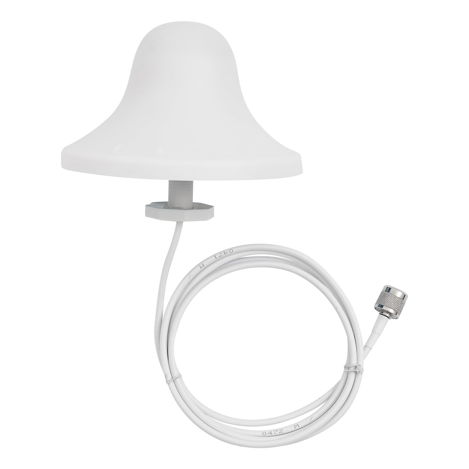 Amplificatore di segnale per cellulare, 66 dB, 372 m², 2G, 3G, 4G, 5G (nero) | Controllo intelligente AGC, montaggio a parete, con accessori completi, alloggiamento in PVC e ABS robusto