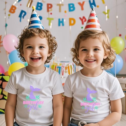 Birthday Girl Tshirt Toddler Birthday Shirts Tees Little Kids Top Outfit Cotton Short Sleeve 2nd 3rd 4th 5th 6th 7th 8th4