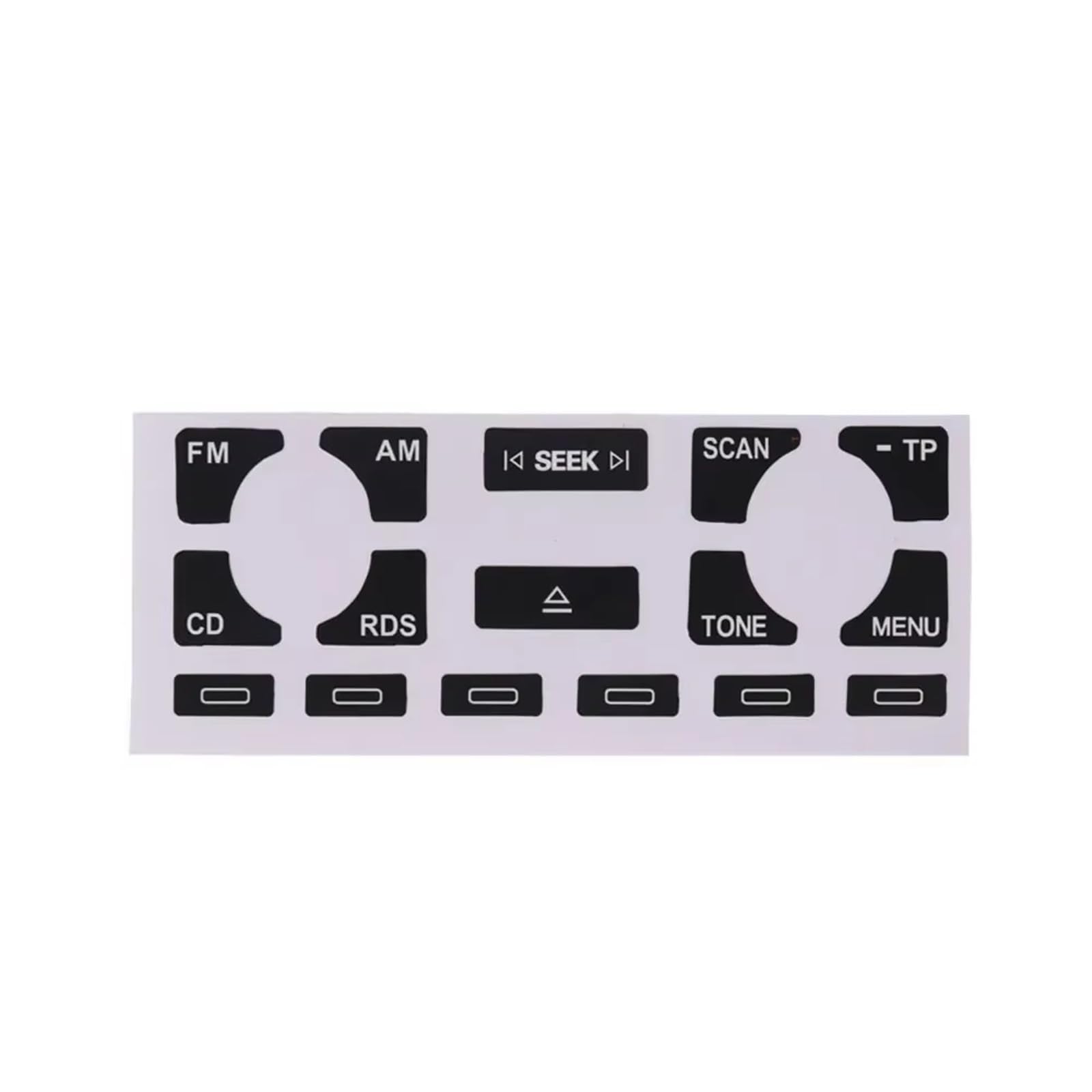 Repair Compatible with for A3 8L 1996 1997 1998 1999 2000 2001 2002 2003 Car Stereo Worn Peeling Repair Interior Button Sticke