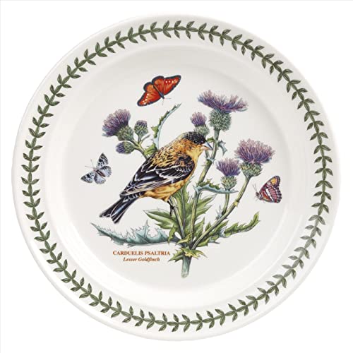 Portmeirion-Botanic-Garden-Birds-85-Dinner-Plate-Set-of-6-Assorted-Bird-Motifs-Fine-Earthenware-Dinnerware-All-Purpose-Tableware-Set-Dishwasher-Microwave-Safe-Made-in-England Portmeirion Botanic Garden Birds 85 Dinner Plate Set of 6 Assorted Bird Motifs Fine Earthenware Dinnerware All Purpose Tableware Set Dishwasher Microwave Safe Made in England