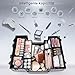 Kosmetikkoffer Schminkkoffer Make up Organizer Friseur Koffer Multikoffer Großer Friseurkoffer Leer Make up Koffer Abschließbare Beauty Case Nagelkoffer, Stilvolles Schwarz