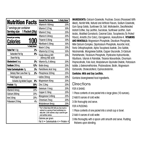 WonderSlim Meal Replacement Shake, Mocha Cream, 15g Protein, 24 Vitamins & Minerals, Gluten Free (7ct) - Image 5