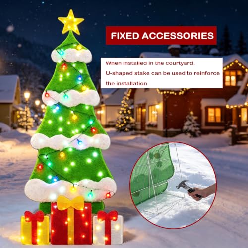 3ft 2D Christmas Tree Outdoor - image 6