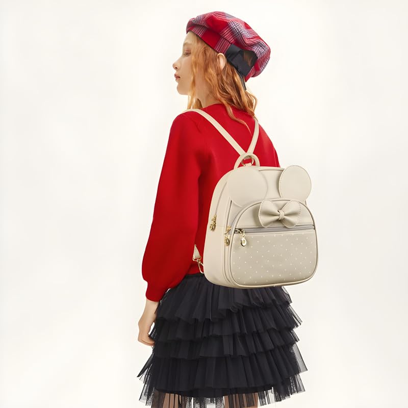 Image of Polka Dots Mini Backpack for Girls /Rakhi Gifts for Sister /Rakhi Gift for Sister Kids