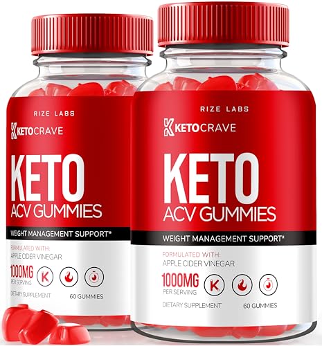 rize labs (Pack of 2 KetoCrave Keto ACV Gummies, for Advanced Weight Loss, Maximum Strength Supplement, KetoCrave Gomitas Reviews (120 Gummies) -  KetoCrave2