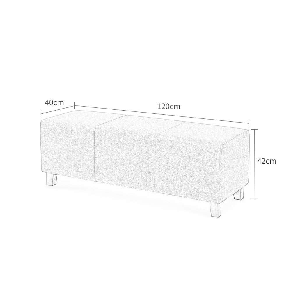 Reposapiés, Antideslizante La Seguridad Niños Largo Taburete De Banco De Madera Taburete para Sala Pasillo (Color : Verde, tamaño : Not storeable)