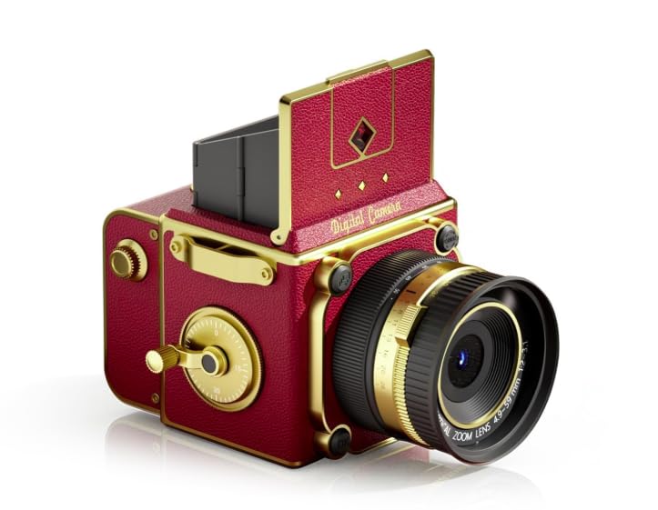 Vintage Digital Camera 64MP 2.7K | Retro Point and Shoot Camera with Autofocus | 2 Inch IPS Screen | 16X Zoom Compact Camera for Beginners Kids Teens & Adults (Red)-image-16