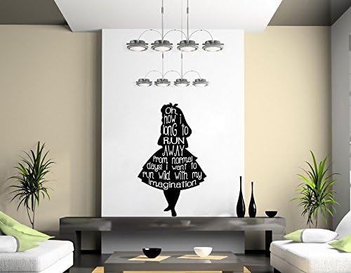 Simply Wallart Alice in Wonderland Wall Art Decal (500mmx700mm)