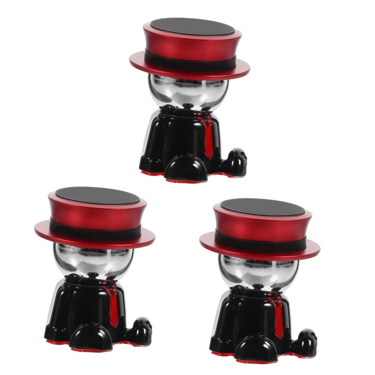 Gatuida 3pezzi Supporto Magnetico Per Smartphone Da Auto Porta Cellulare Con Rotazione Rosso Porta Telefono Auto Magnetico Supporto Per Smartphone Con Funzione Di Rotazione e Protezione