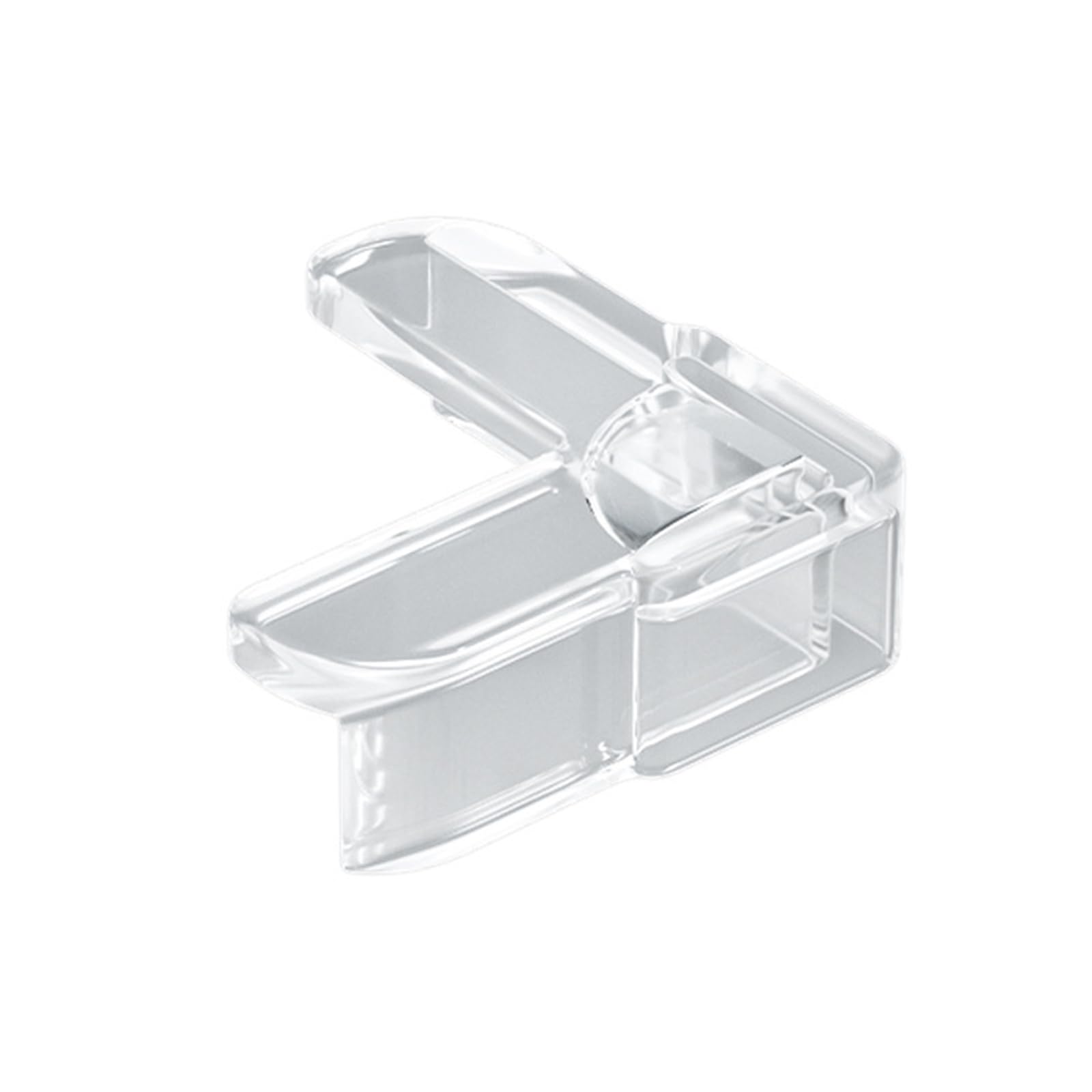 CHENGZI Anti-collision table corner transparent silicone protective cover corner protector (L-shape), Clear