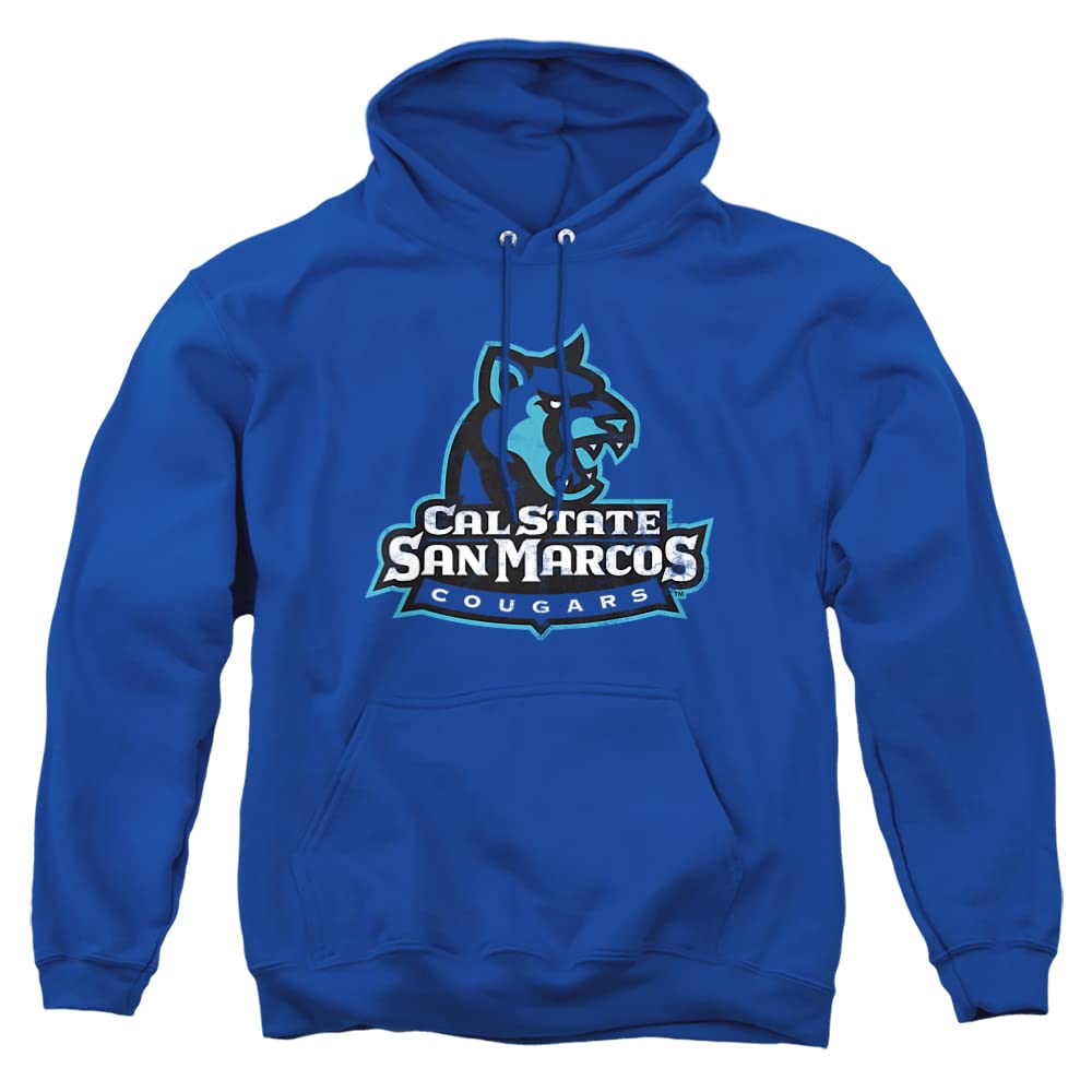 LOGOVISION Official Collegiate Distressed Primary Logo Adult Pullover Hoodie Collection — view 441