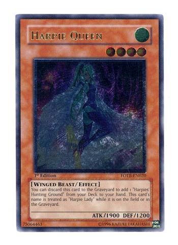 Yu-Gi-Oh! - Harpie Queen (FOTB-EN020) - Force of The Breaker - 1st Edition - Ultimate Rare