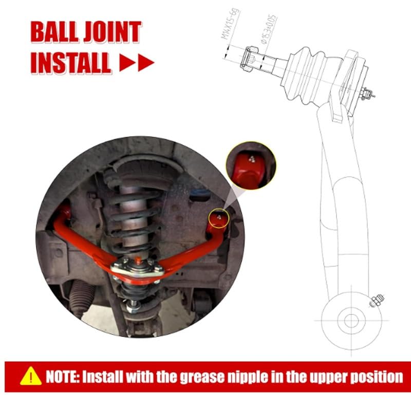 Bras de commande avant supérieur idéal pour le tout-terrain en Dodge Nitro 2007-2012