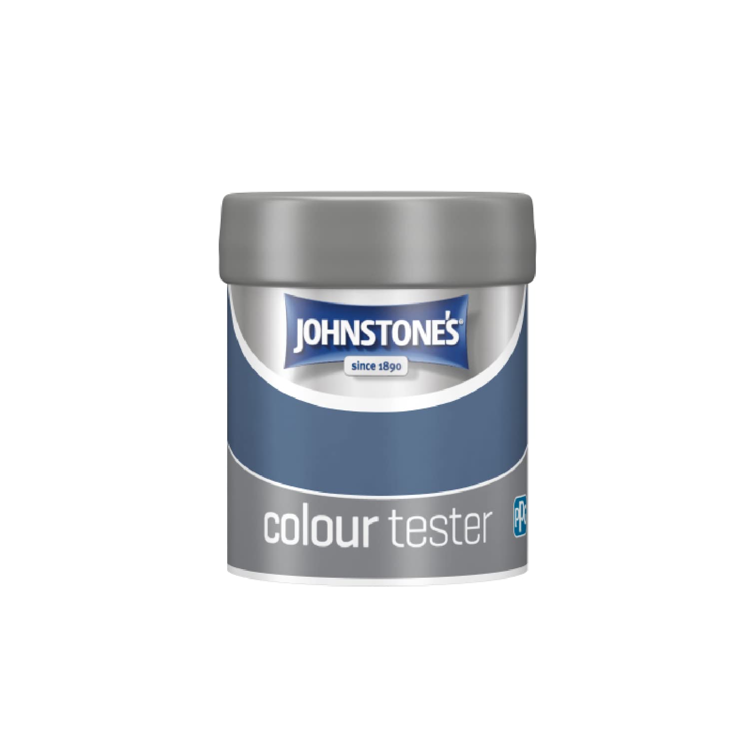 Johnstone's Wall & Ceiling Paint Tester Pot - Vintage Denim - Emulsion - Easy to Apply - Dry in 1-2 Hours - 75ml