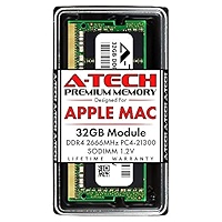 A-Tech DDR4 2666MHz 128GBメモリ　iMac A-Tech 16GB Kit (2x8GB) RAM for Apple iMac & Mac Mini (2018