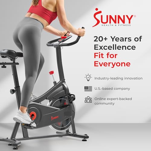 Sunny Health & Fitness Nova Smart Magnetic Cycling Bike for Beginners - image 7