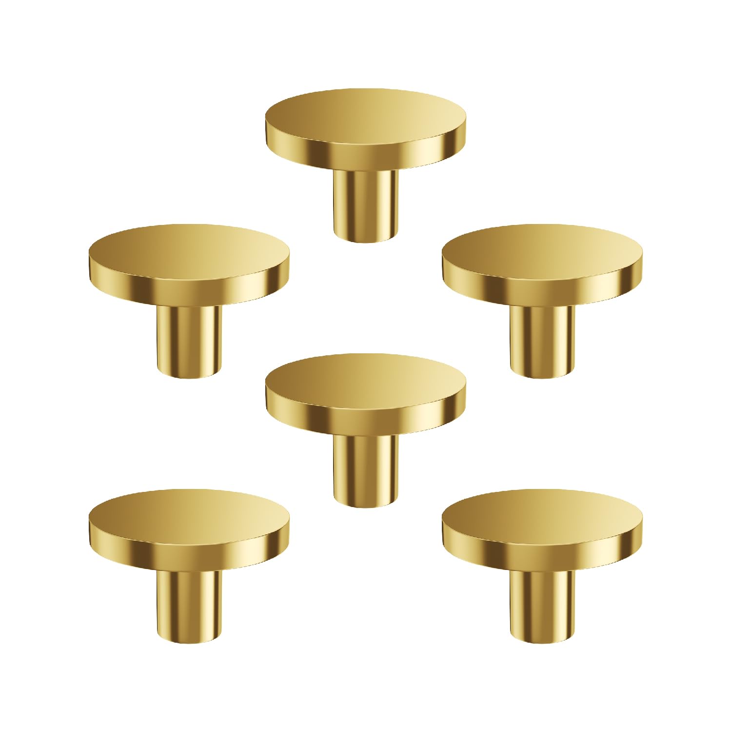 LAPO Refined Cabinet & Drawer Knobs | Stainless Steel Build | Firm Grip & Easy Pull-Push Use | Suitable for Wardrobe, Bookcase & Cupboard | Simple Screw Fit | Black Finish | Pack of 9 — Amazon image 11