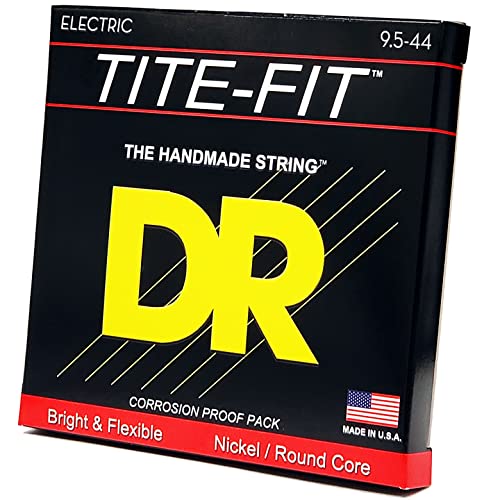 DR String HT-9.5 Tite-Fit Jeu de cordes pour guitare electrique - Les Beatles, Paul McCartney, John Lennon, RIngo Starr, George Harrison DR String HT-9.5 Tite-Fit Jeu de cordes pour guitare electrique – Image 3