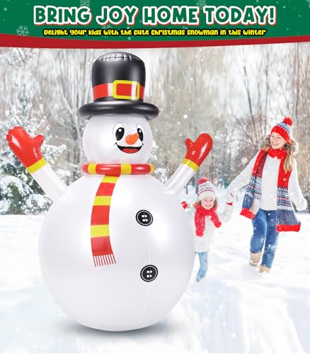 Josen OD-003 5.3Ft Christmas Inflatables Snowman Outdoor Decorations thumb #5
