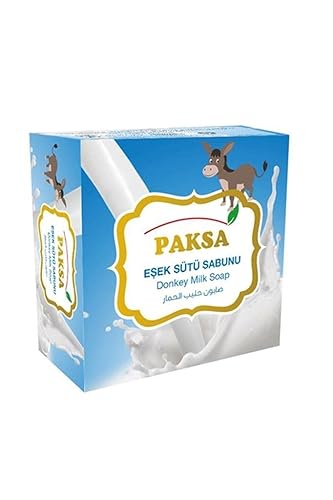 Paksa Jabón nutritivo de leche de burro, tratamiento hidratante para el cuidado de la piel seca, mantiene la piel suave e hidratada durante todo el